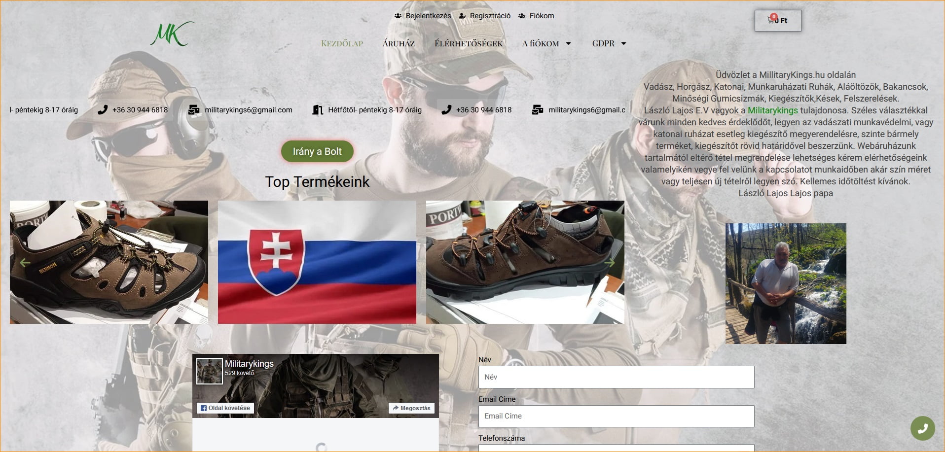 Honlapkészítés Webáruház készítés Vírusirtás, Javítás, Karbantartás, Új tárhelyre költöztetés, Keresőoptimalizálás, Hibaelhárítás